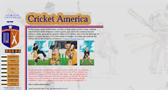 Desktop Screenshot of cricketamerica.com